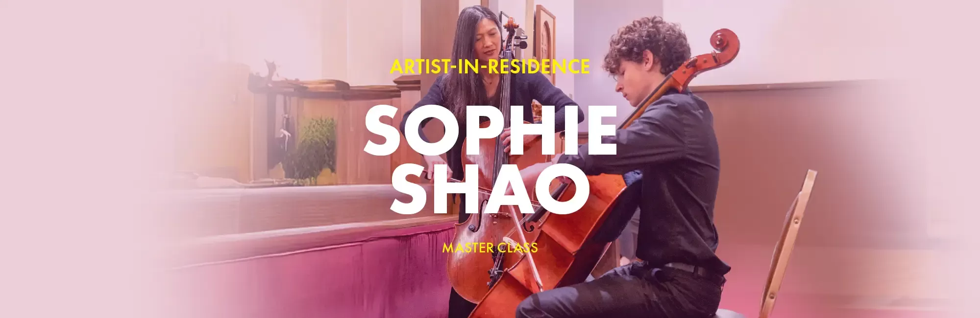 Master Class with Sophie Shao