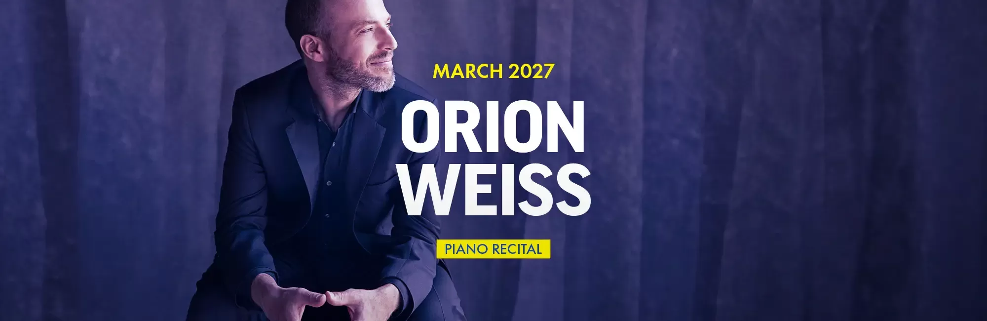 Orion Weiss Piano Recital