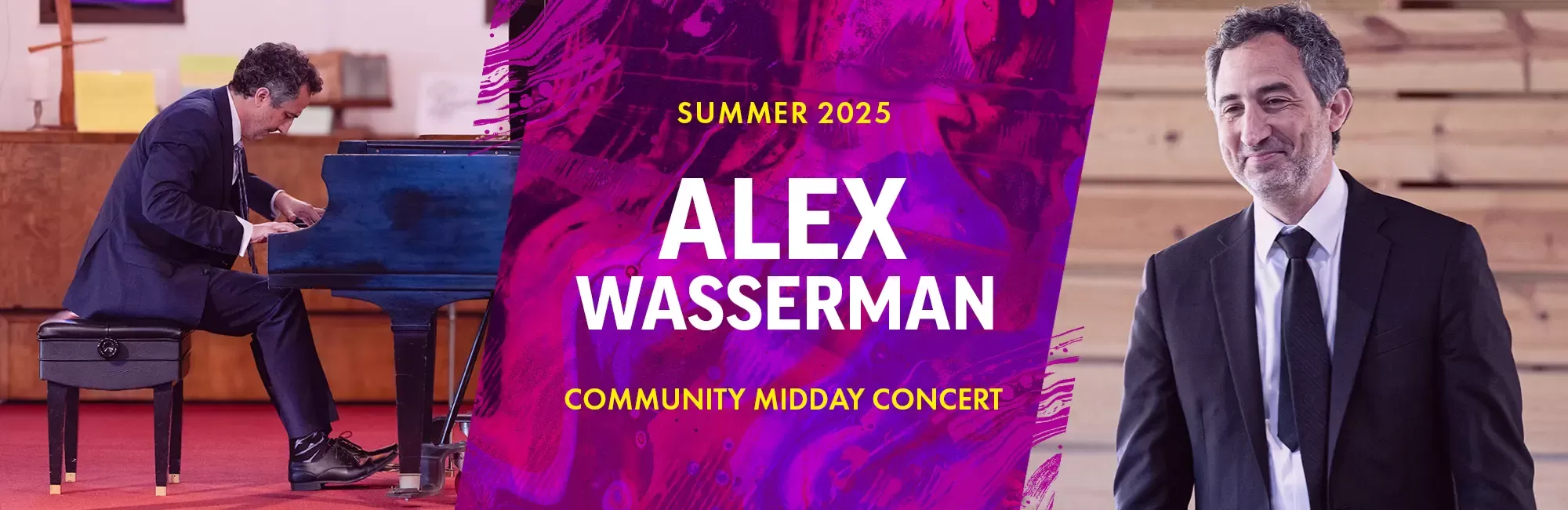 Community Midday Concert: Alex Wasserman Piano Recital