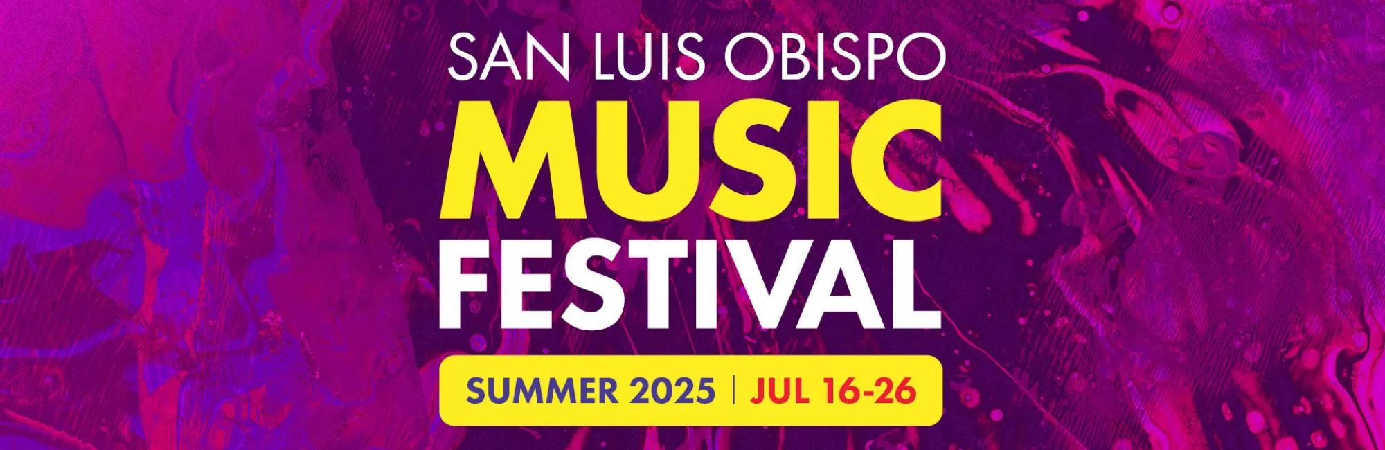 Summer 2025 San Luis Obispo Music Festival