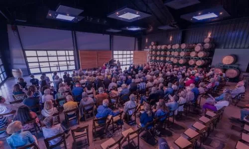 Cass Winery Barrel Room